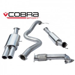 FD66c Cobra Sport Ford Fiesta MK7 ST180 2013> Turbo Back Package - 3" Bore (with De-Cat & Resonator) Twin Tailpipe, Cobra Sport, FD66c